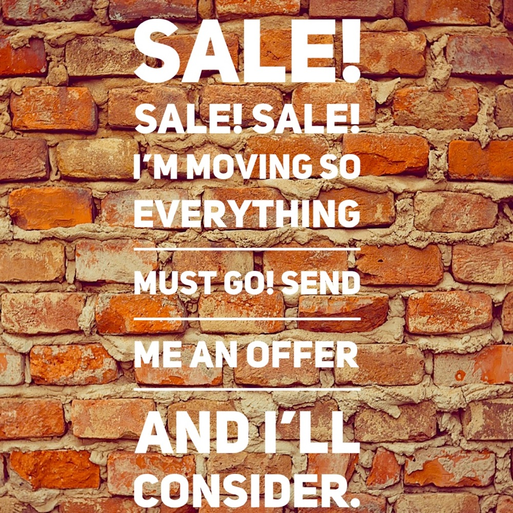 Check out my closet and make an offer!